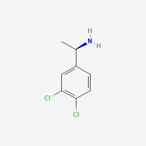 Structure - (R)-1-(3,4-Dichlorophenyl)ethan-1-amine, 95%