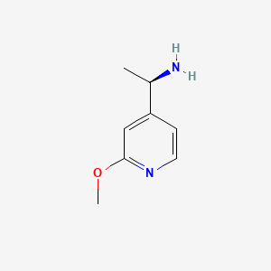 Structure - (R)-1-(2-Methoxypyridin-4-yl)ethanamine, 95%