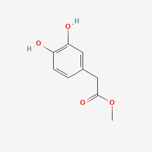Structure - 3,4-Dihydroxyphenylacetic acid methyl ester, 95%