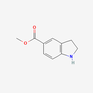 Structure - Methyl indoline-5-carboxylate, 98%