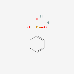 Structure - Phosphonic acid, P-phenyl-, 98%