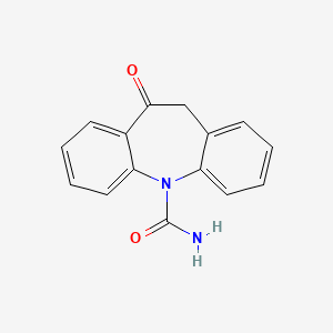 Structure - 9-oxo-2-azatricyclo[9.4.0.0^{3,8}]pentadeca-1(11),3(8),4,6,12,14-hexaene-2-carboxamide, 98%(HPLC)