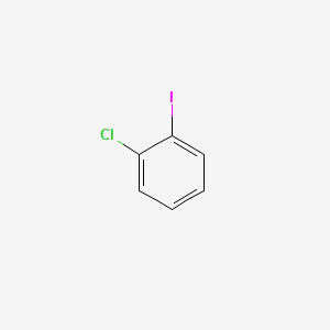 Structure - 2-chloroiodobenzene, 98% (stabilized with Copper chip)