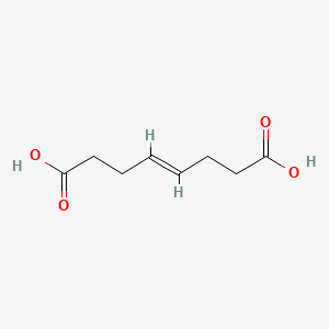 Structure - (E)-Oct-4-ene-1,8-dioic acid, 95%