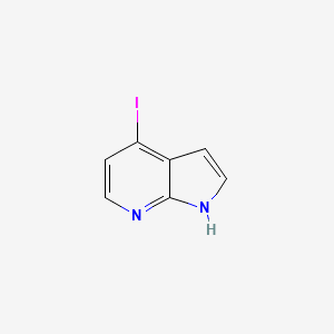 Structure - 4-Iodo-1H-pyrrolo[2,3-b]pyridine, 97%