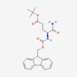 Structure - Fmoc-l-glu(tbu)-nh2, ≥ 99% (HPLC)