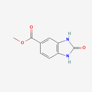 Structure - Methyl 2-hydroxy-3h-benzo[d]imidazole-5-carboxylate, 95%