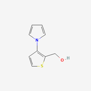 Structure - 3-(Pyrrol-1-yl)thiophene-2-methanol