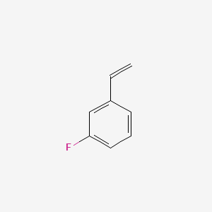 Structure - 3-Fluorostyrene, 98% (stabilized with TBC)