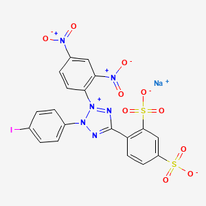 Structure - 4-[3-(4-IODOPHENYL)-2-(2,4-DINITROPHENYL)-2H-5-TETRAZOLIO]-1,3-BENZENE DISULFONATE, ≥98%