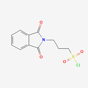 Structure - 3-(1,3-Dioxo-1,3-dihydro-2h-isoindol-2-yl)propane-1-sulfonyl chloride, 95%