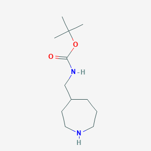 Structure - 4-(Boc-aminomethyl)azepane, 97%