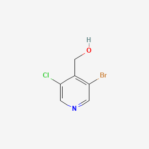 Structure - (3-Bromo-5-chloropyridin-4-yl)methanol, 97%