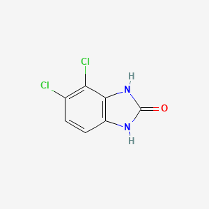 Structure - 4,5-Dichloro-1,3-dihydro-2H-benzimidazol-2-one, 99%