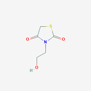 Structure - 3-(2-Hydroxyethyl)thiazolidine-2,4-dione, 97%