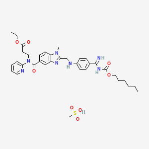 Structure - Dabigatran Etexilate Mesylate