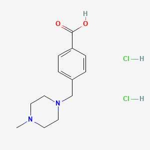 Structure - 4-(4-Methylpiperazinomethyl)benzoic Acid, Dihydrochloride