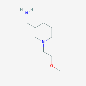 Structure - 1-[1-(2-methoxyethyl)piperidin-3-yl]methanamine