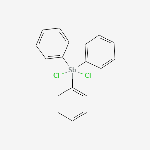 Estructura - Triphenylantimony Dichloride, 98%+,RG