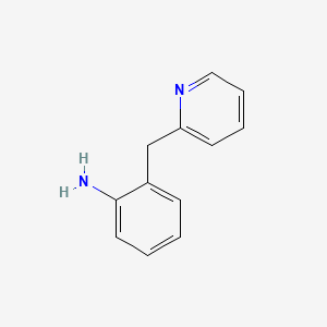 Estructura - 2-[(Pyridin-2-yl)methyl]aniline, 91%