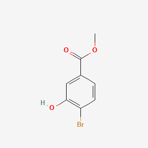 Estructura - Methyl 4-bromo-3-hydroxybenzoate, 97%