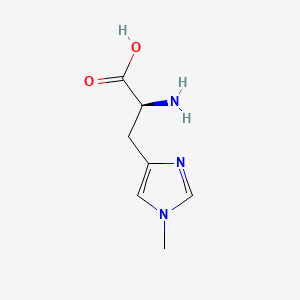 Estructura - 1-Methyl-L-histidine (Standard)