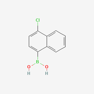 Estructura - (4-Chloronaphthalen-1-yl)boronic acid, 97%