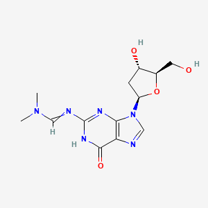 Estructura - Dmf-dg, 2'-Deoxy-N2-dimethylaminomethylene-guanosine