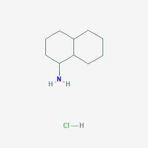 Estructura - Decahydronaphthalen-1-amine hydrochloride, 95+%