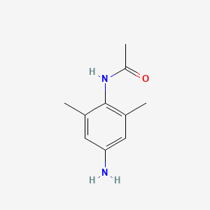 Estructura - N-(4-Amino-2,6-dimethylphenyl)acetamide, N-(4-amino-2,6-dimethyl-phenyl)-acetamide