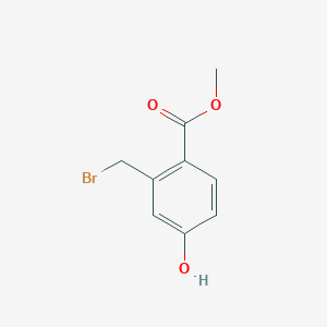 Estructura - Methyl 2-(bromomethyl)-4-hydroxybenzoate