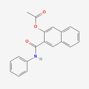 Estructura - 3-Acetoxy-2-naphthanilide, >98.0%(HPLC)