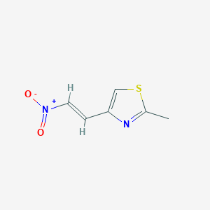 Estructura - 2-Methyl-4-(2-nitrovinyl)thiazole