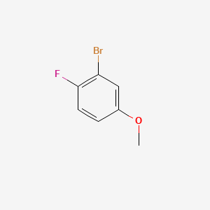 Estructura - 2-Bromo-1-fluoro-4-methoxybenzene, Benzene, 2-bromo-1-fluoro-4-methoxy-