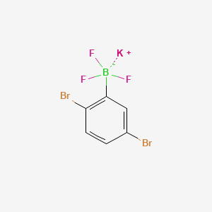 Estructura - Potassium (2,5-dibromophenyl)trifluoroborate