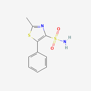 Estructura - 2-Methyl-5-phenyl-1,3-thiazole-4-sulfonamide