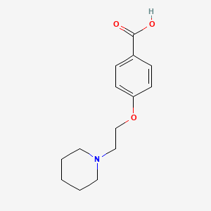 Estructura - 4-(2-Piperidin-1-yl-ethoxy)-benzoic acid, 95%