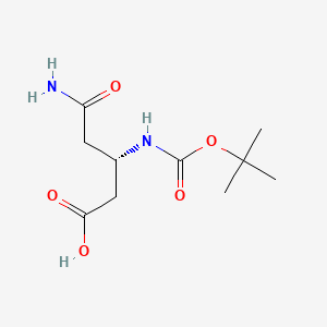 Estructura - Boc-l-beta-homoasparagine, ≥ 99% (NMR)