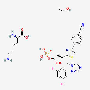 Rakenne - Fosravuconazole (L-lysine ethanolate), BMS-379224 (L-lysine ethanolate), E-1224 (L-lysine ethanolate)