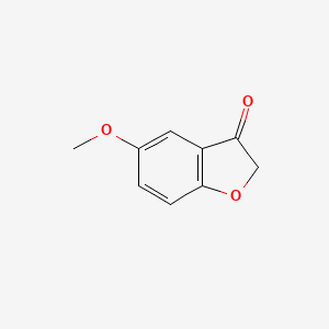 Rakenne - 5-Methoxybenzofuran-3(2H)-one, 97%
