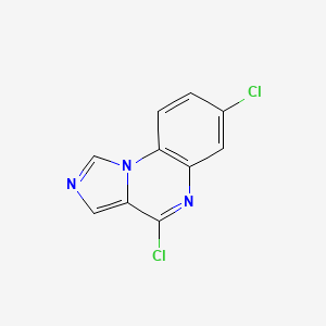 Rakenne - 4,7-Dichloroimidazo[1,5-a]quinoxaline, 95%