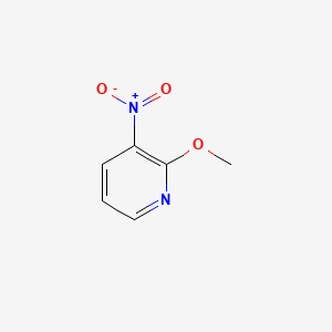 Rakenne - 2-Methoxy-3-nitropyridine, METHYL 3-NITRO-2-PYRIDINYL ETHER