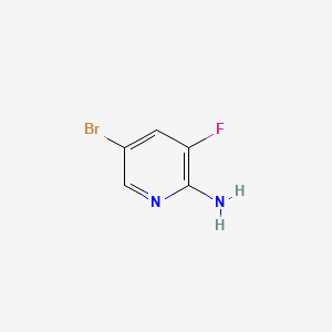 Rakenne - 5-Bromo-3-fluoropyridin-2-amine