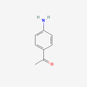 Rakenne - 4'-Aminoacetophenone, >98.0%(GC)(T)