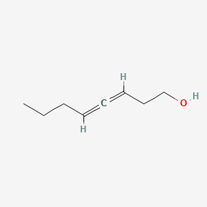 Rakenne - octa-3,4-dien-1-ol, additional blue/dry ice freight costs.