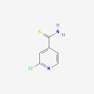 Rakenne - 2-Chloropyridine-4-carbothioamide
