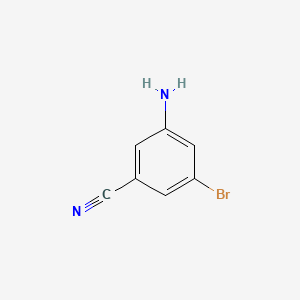 Rakenne - 3-Amino-5-bromobenzonitrile, 98%