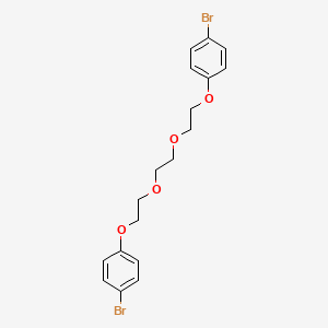 Rakenne - 1,2-Bis(2-(4-bromophenoxy)ethoxy)ethane, 95%