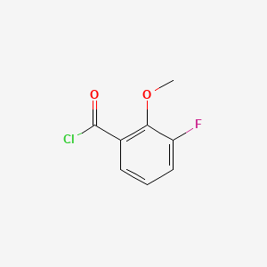 Rakenne - 3-Fluoro-2-methoxybenzoyl chloride, 99%