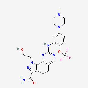 Structure - Onvansertib, NMS-1286937, NMS-P937
